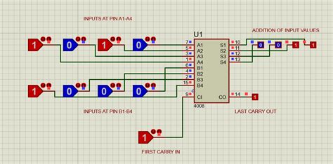 4 bit full adder truth table|CD4008 .